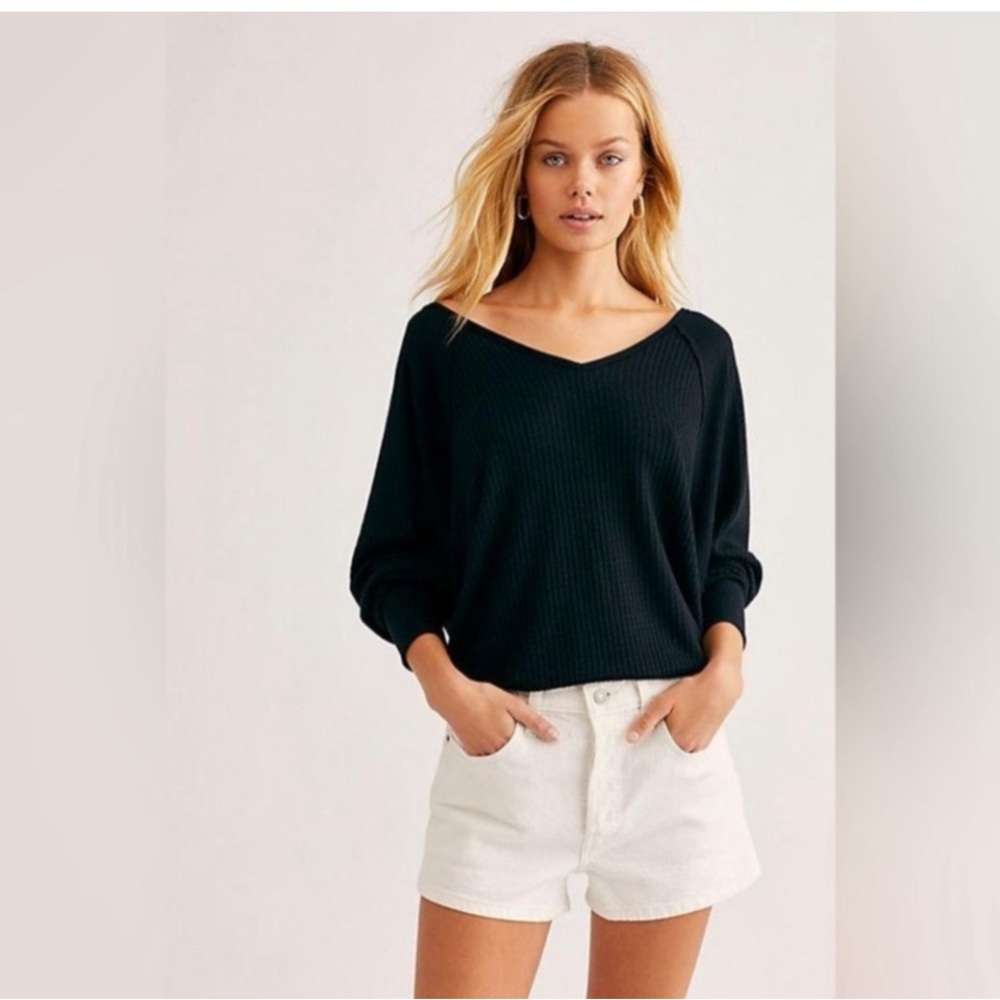 Free People Santa Clara Thermal Shirt